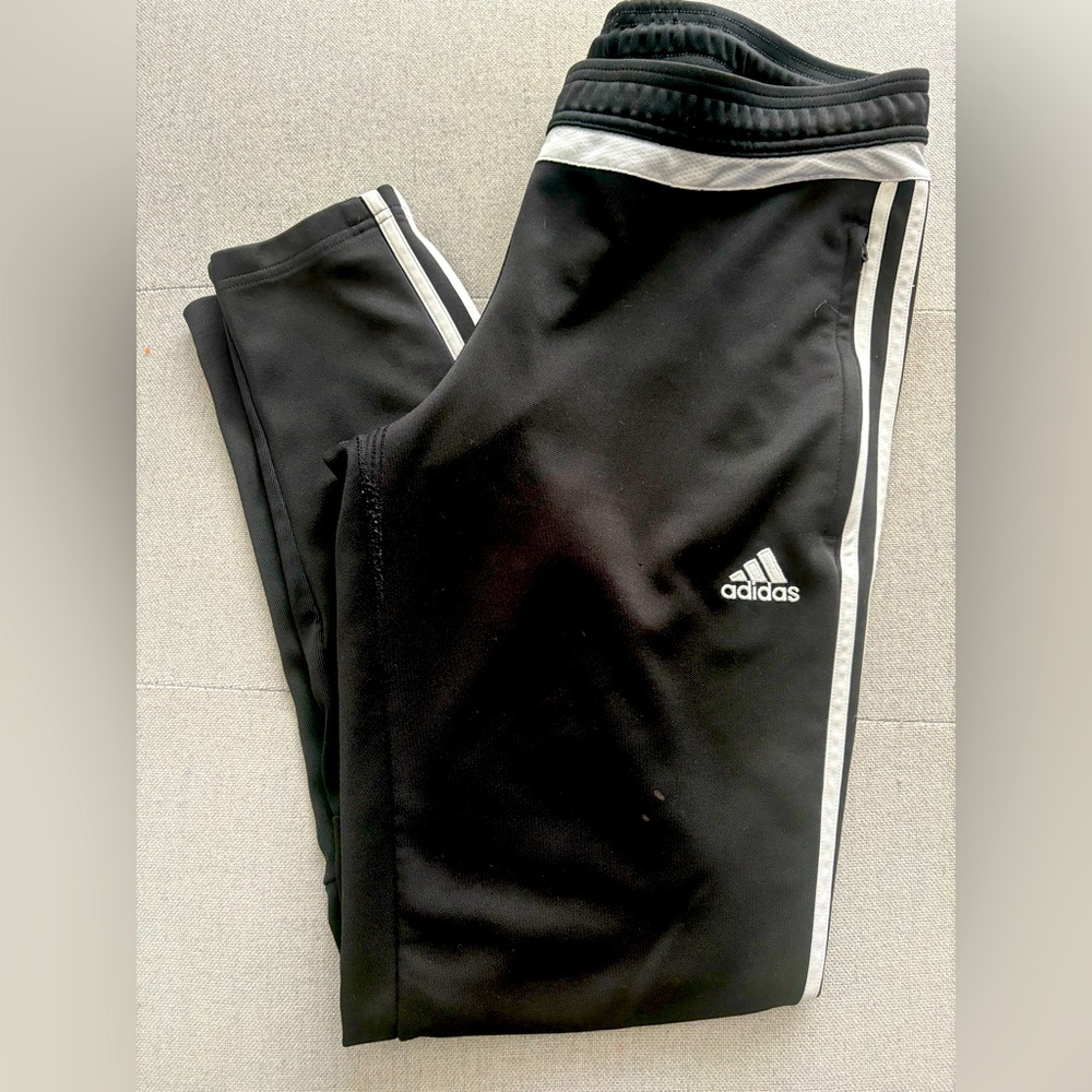 Women’s Adidas Black & White Soccer Pants